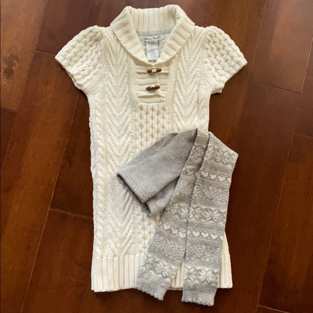 🌸Jillian’s Closet Sweater-dress and Legging Set
